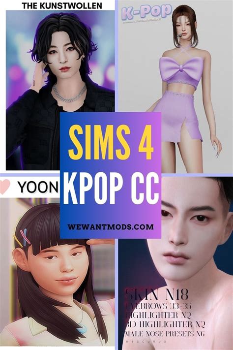 k-pop idols download|27+ Sims 4 Kpop CC: Unleash You Inner Star .